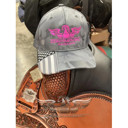C.S. Patriotic flag shield hat Pink